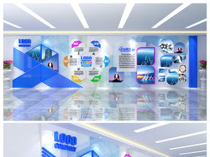 精品實用科技創意企業形象墻設計指南